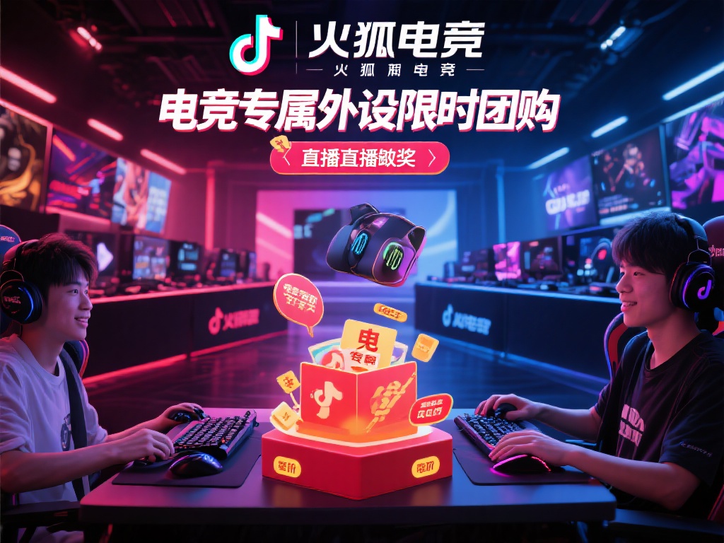 例如，最近火狐电竞与某知名电脑外设品牌合作，在抖音