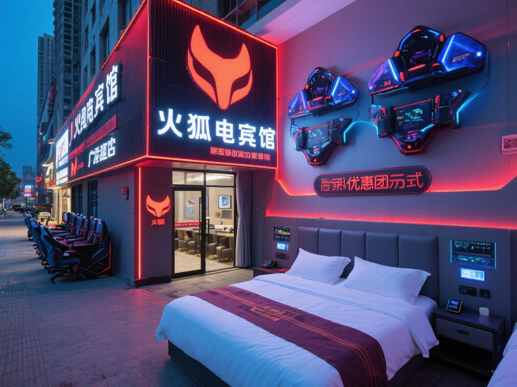 一、火狐电竞宾馆的地理优势与综合配置
优越的地理